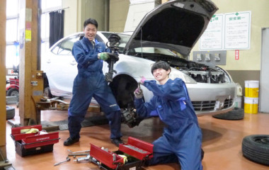 乗り心地を良くするための装置を交換します。